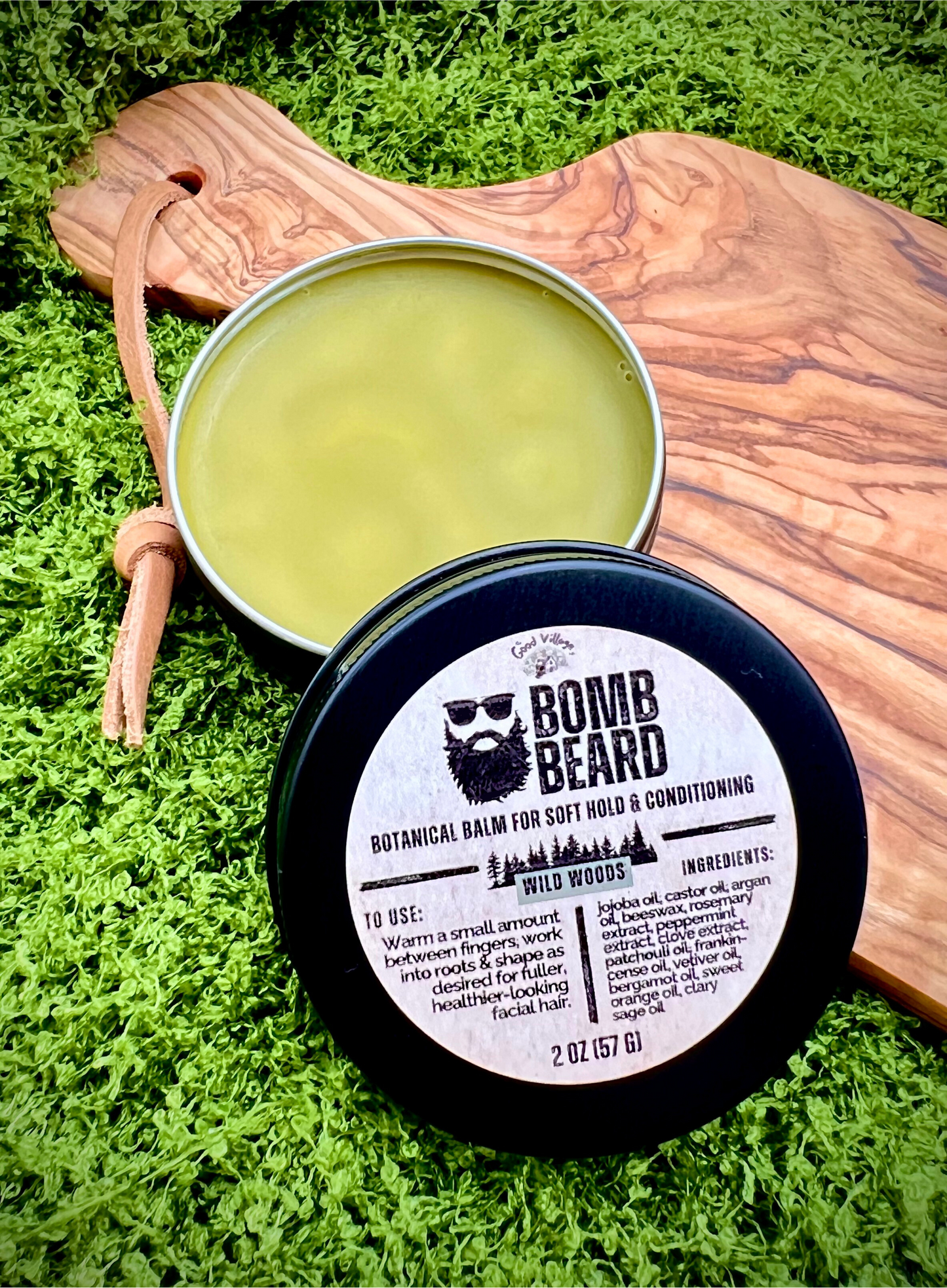 Bomb Beard - Nourishing Botanical Oil & Balm