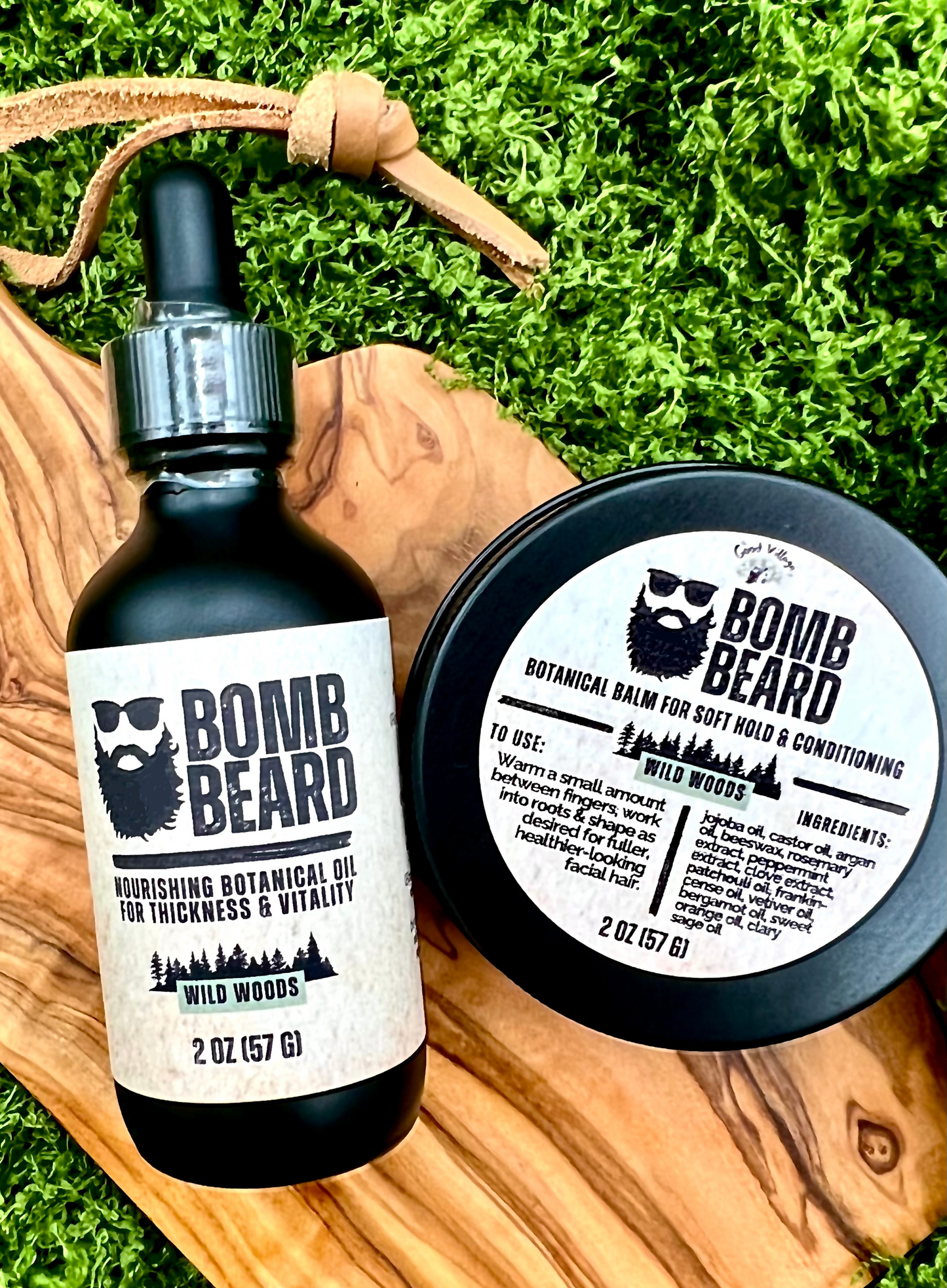 Bomb Beard - Nourishing Botanical Oil & Balm