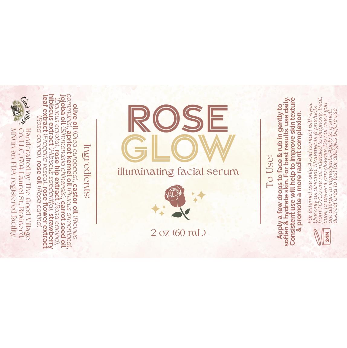 Rose Glow Illuminating Facial Serum