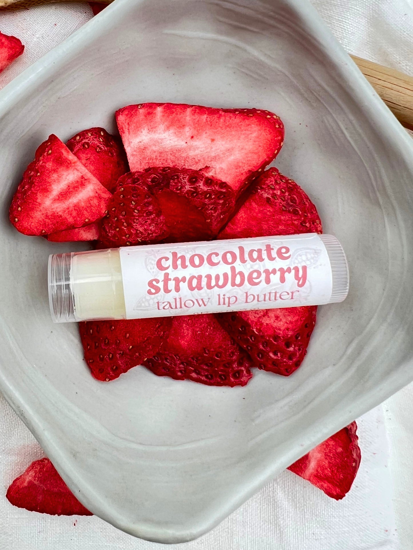 Hand-Poured Lip Butter Trio - Made with Grass-Fed Tallow Butter, Jojoba Oil, & Pure Botanicals