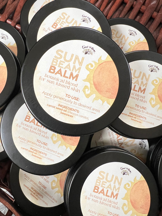 Sun Beam Balm: Botanical Blend for Sun-Kissed Skin