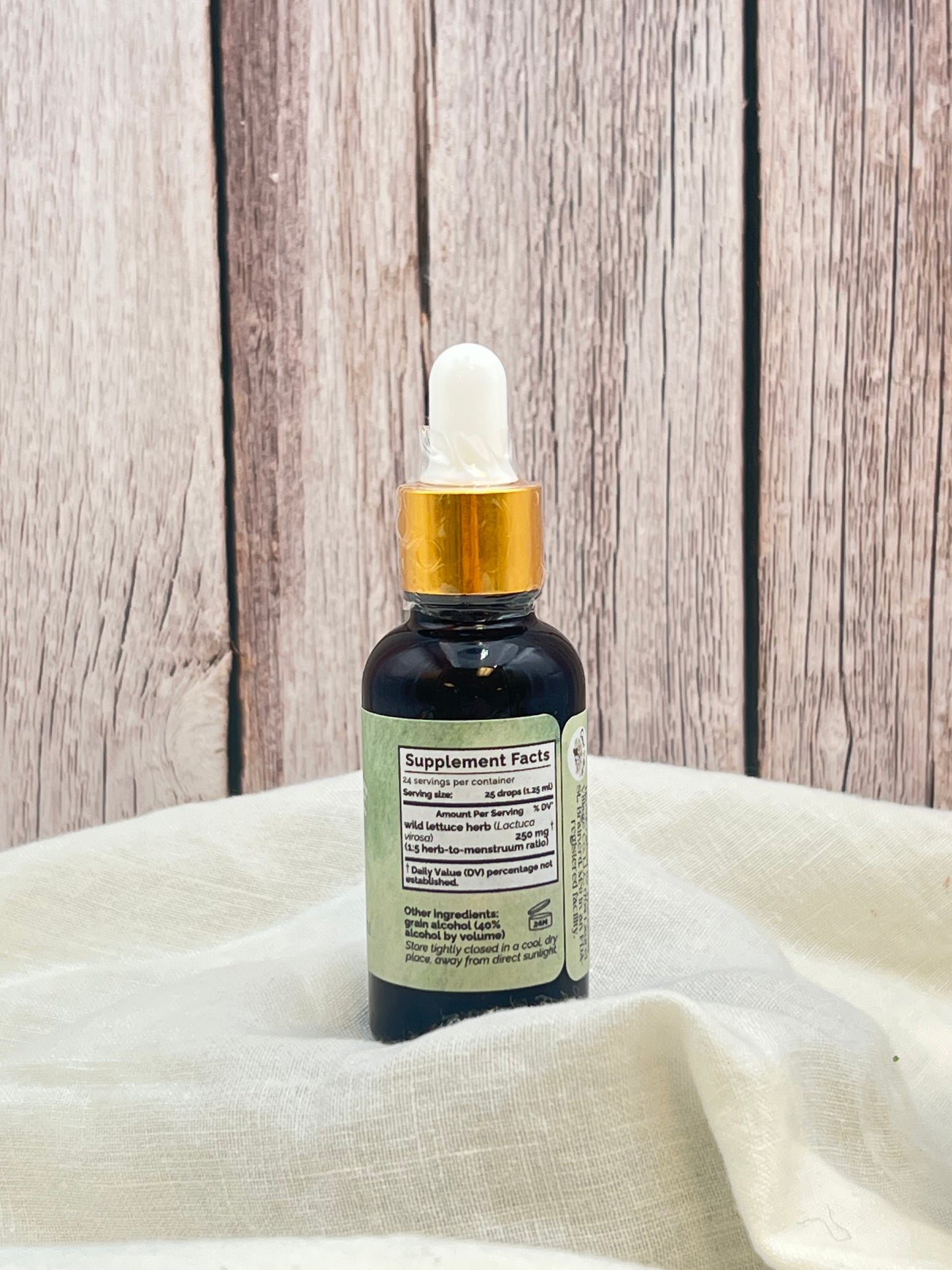 Wild Lettuce Tincture: 1oz Herbal Relaxation & Comfort Tincture