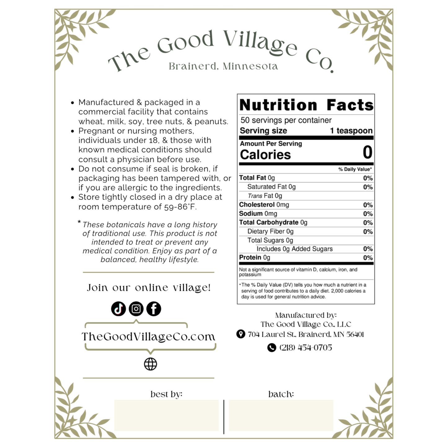 Good Apple: Herbal Tea Blend for Antioxidants & Seasonal Warmth (Caffeine-Free)