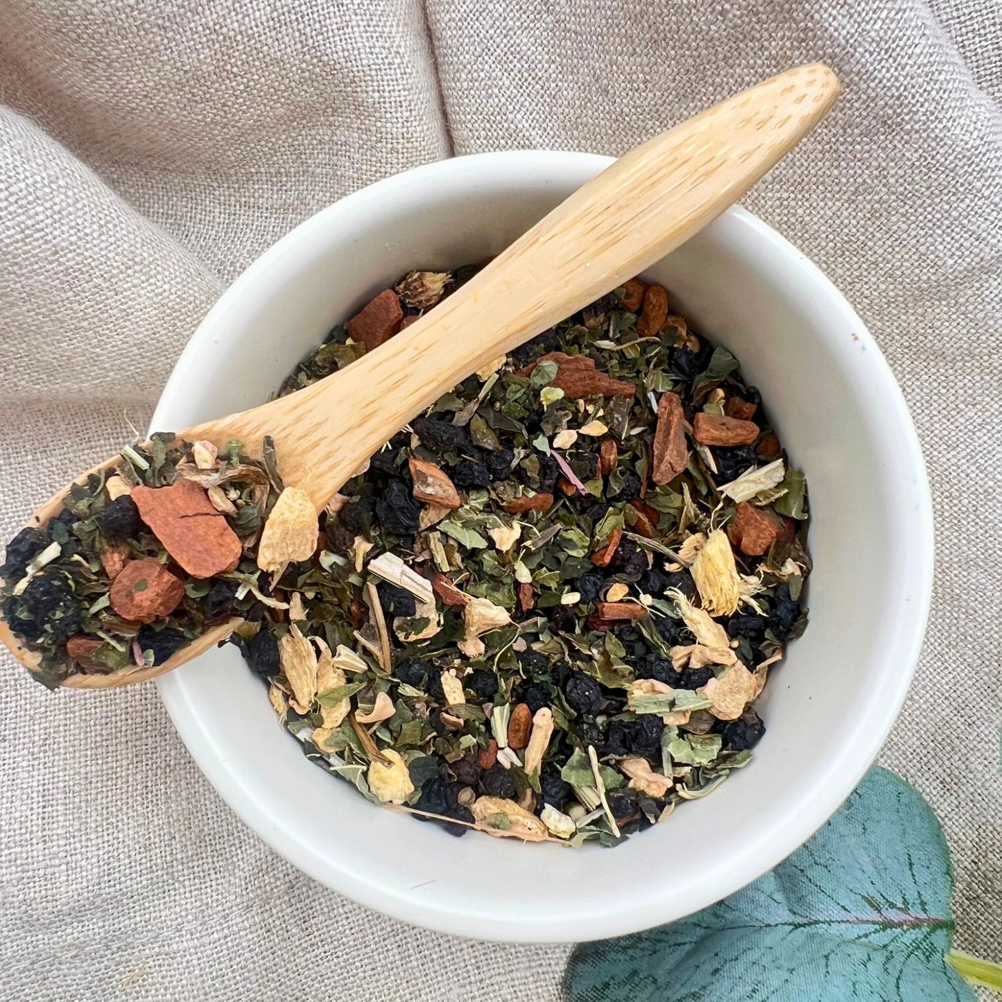 Immuni•Tea: Herbal Tea Blend for Antioxidants & Wellness (Caffeine-Free)