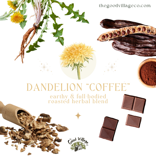 Dandelion "Coffee" - Earthy & Full-Bodied Roasted Herbal Blend for Gut & Liver Wellness