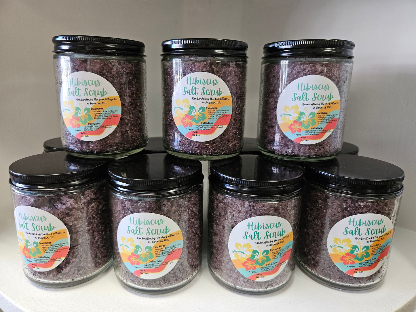 Hibiscus Exfoliating Salt Scrub