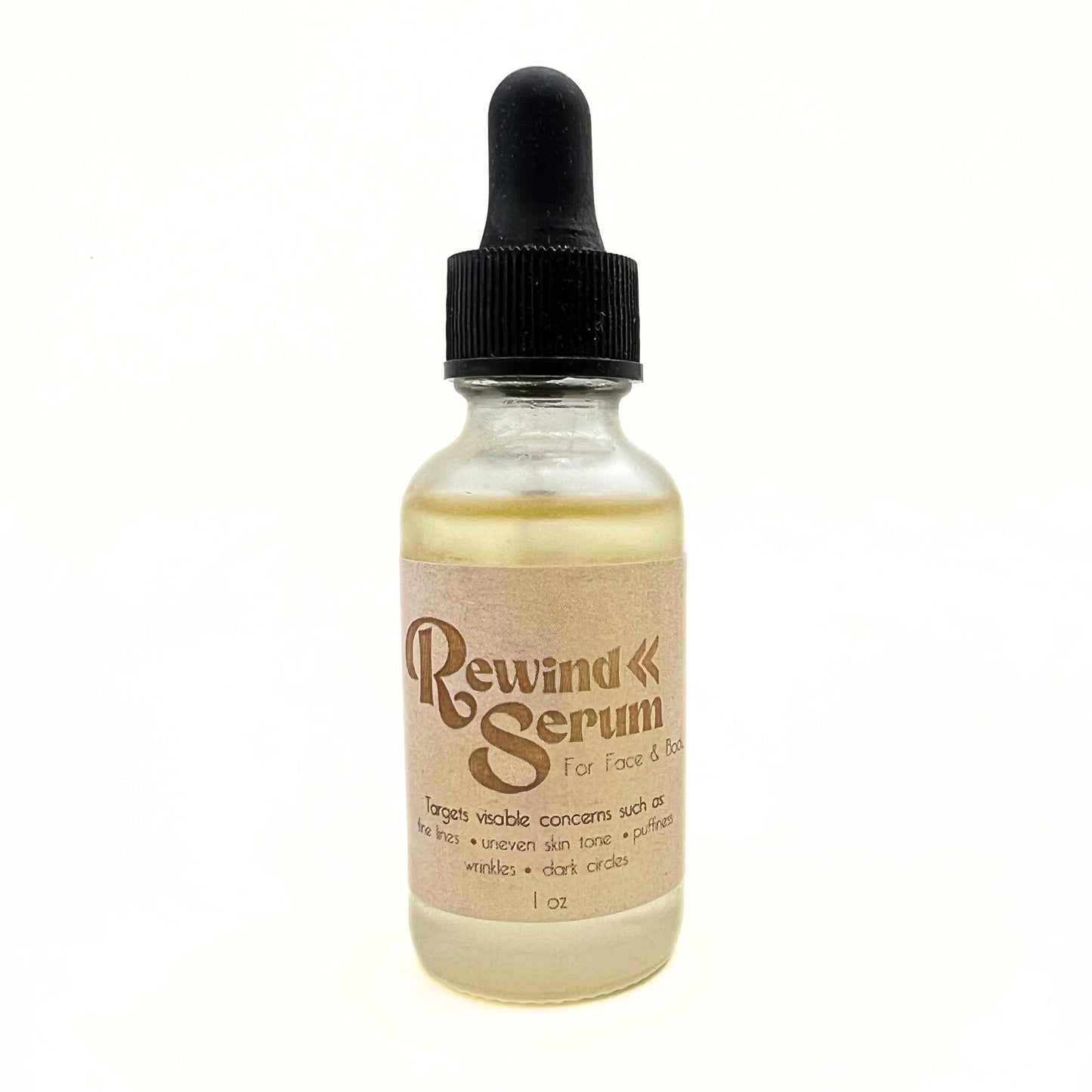 Rewind Serum: Ancient Skincare Secrets Serum with Frankincense Essential Oil, Apricot Kernel Oil, & Castor Oil