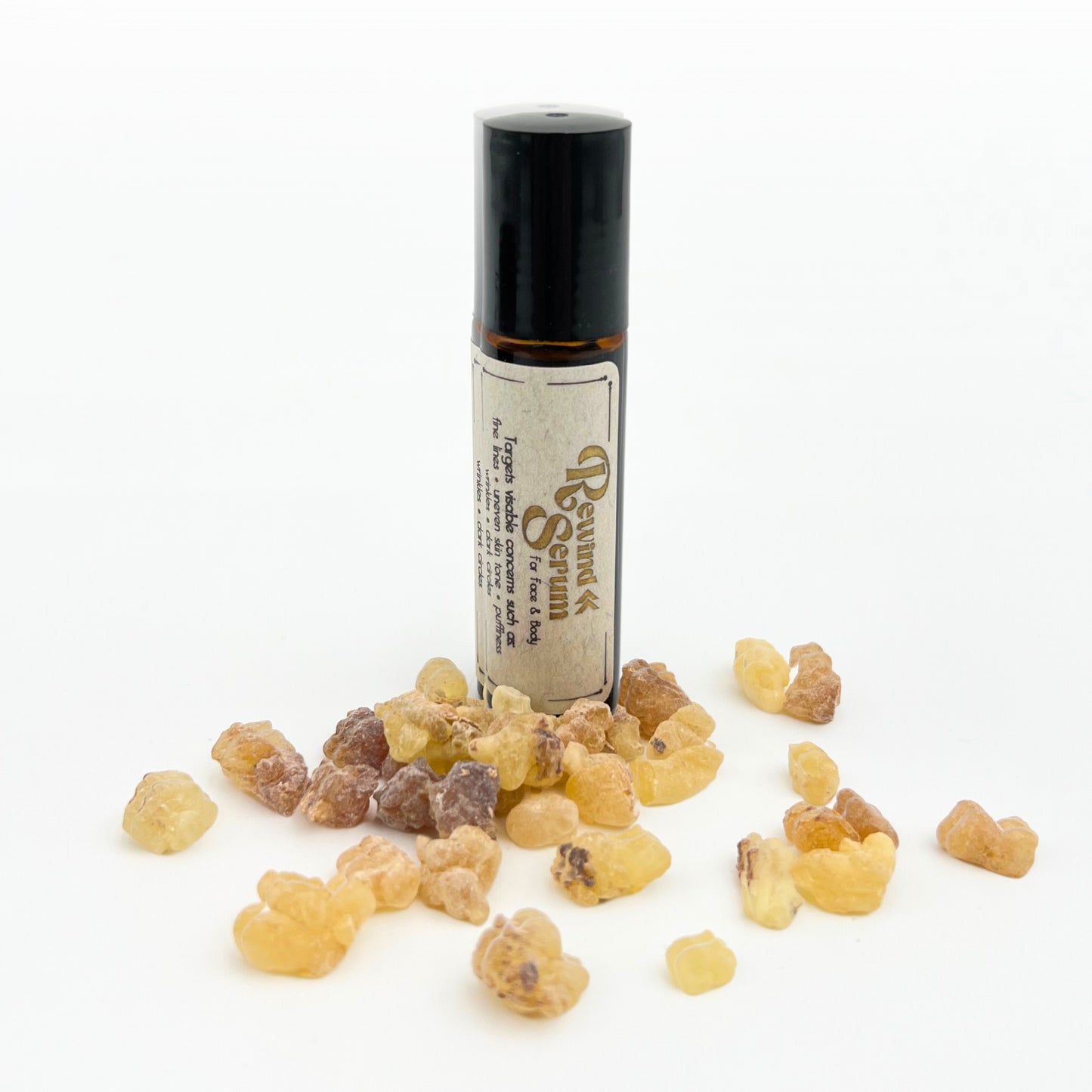 Rewind Serum: Ancient Skincare Secrets Serum with Frankincense Essential Oil, Apricot Kernel Oil, & Castor Oil