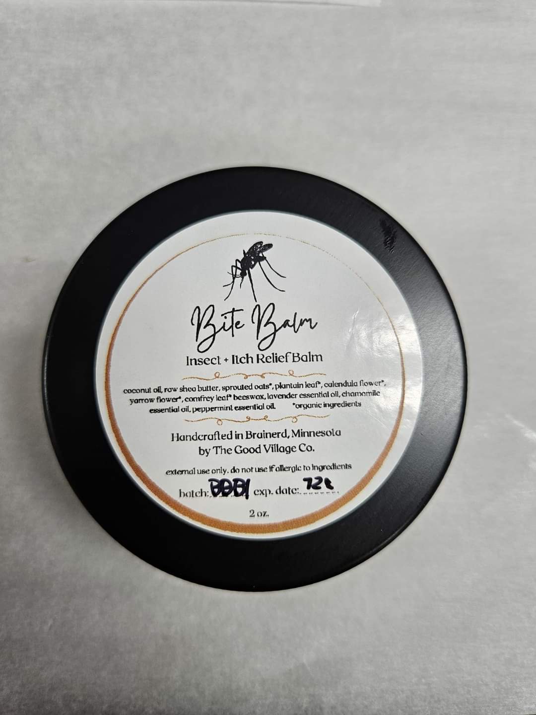 Bug bite balm