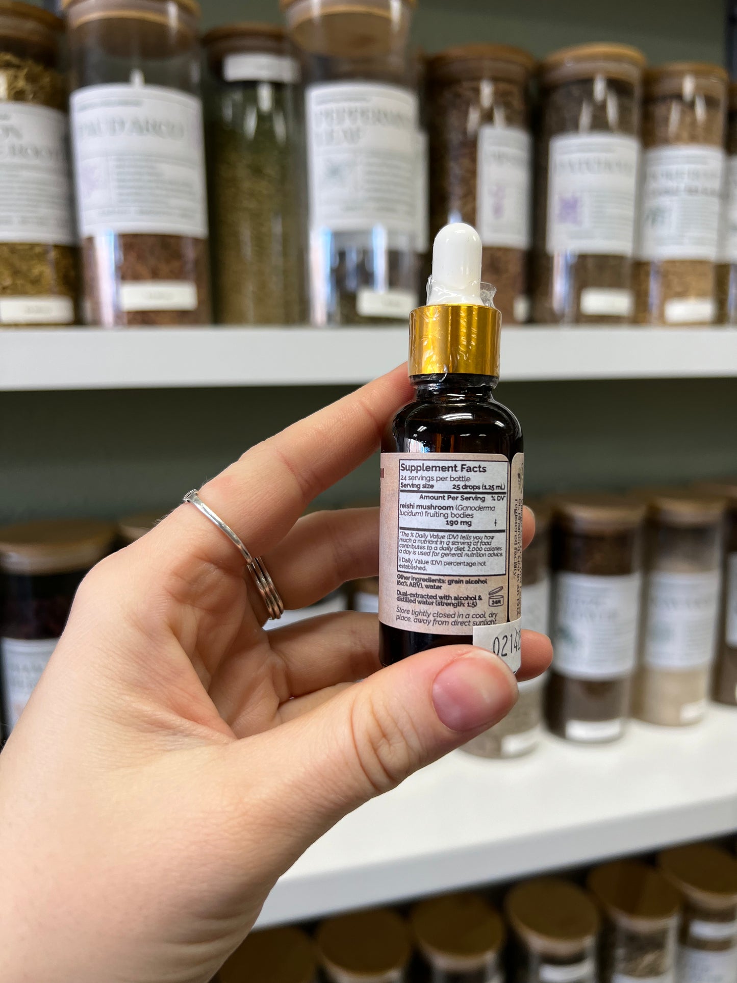 Dual-Extraction Reishi Mushroom Tincture