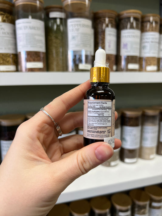 Dual-Extraction Reishi Mushroom Tincture