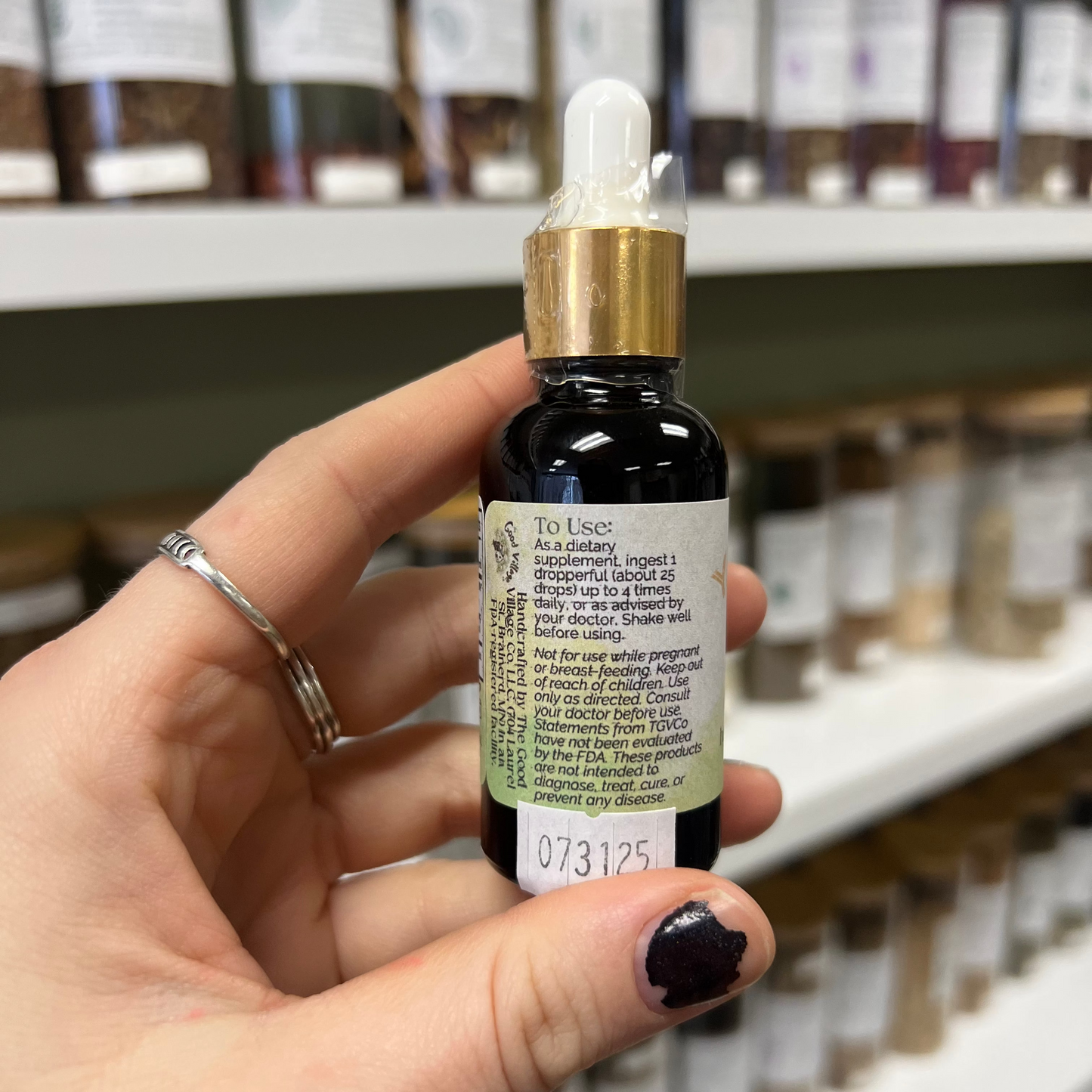 Wildcrafted Yarrow Tincture: 1oz Herbal Support for Circulation, Digestion, & Emotional Balance
