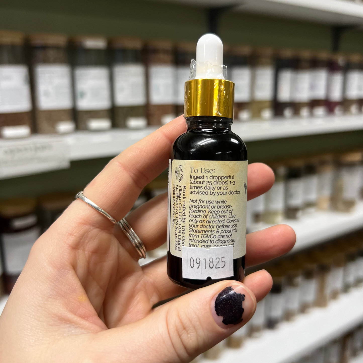 Wildcrafted Mullein Tincture: 1oz Herbal Support for Respiratory Comfort