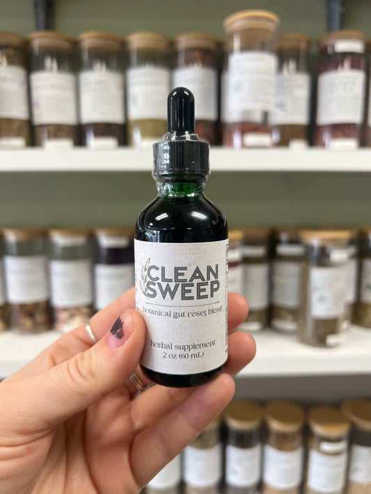 Clean Sweep (formerly "Poop-a-Worm"): Herbal Parasite Cleanse Tincture / Botanical Gut Reset Blend