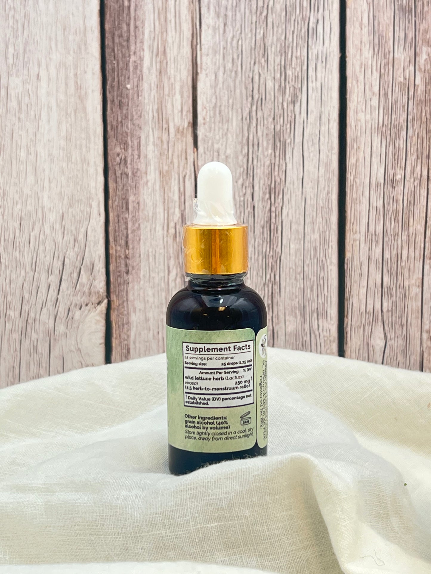 Wild Lettuce Tincture: 1oz Herbal Relaxation & Comfort Tincture