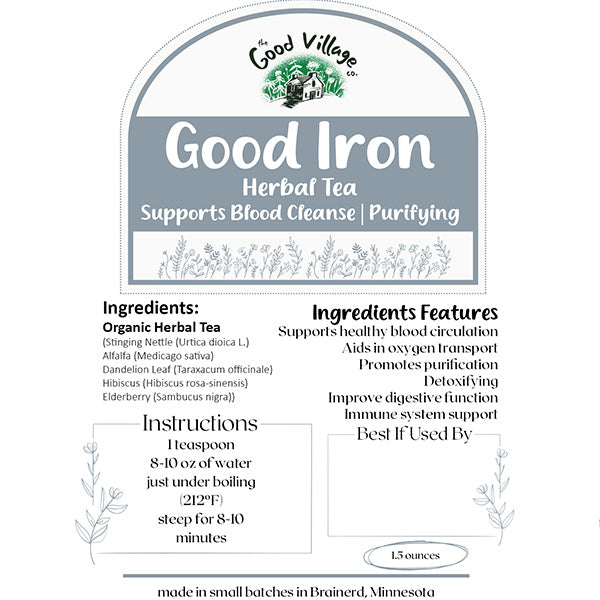 Good Iron Herbal Tea - Supports Healthy Blood