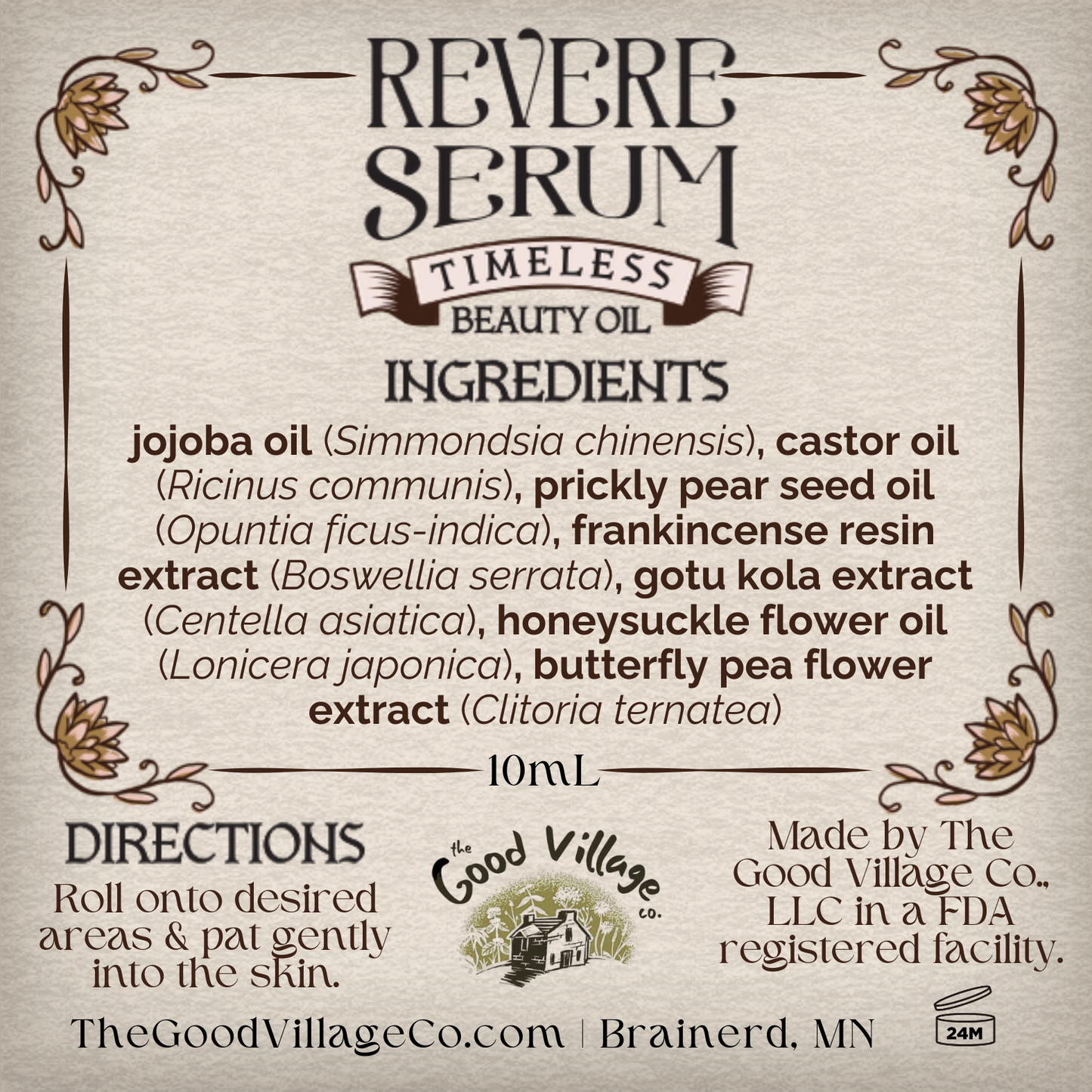 BRAND NEW: Revere Serum: Timeless Beauty Oil