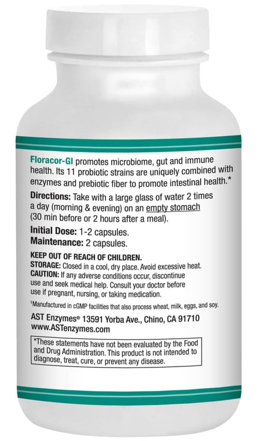 Floracor - GI Capsules (60)