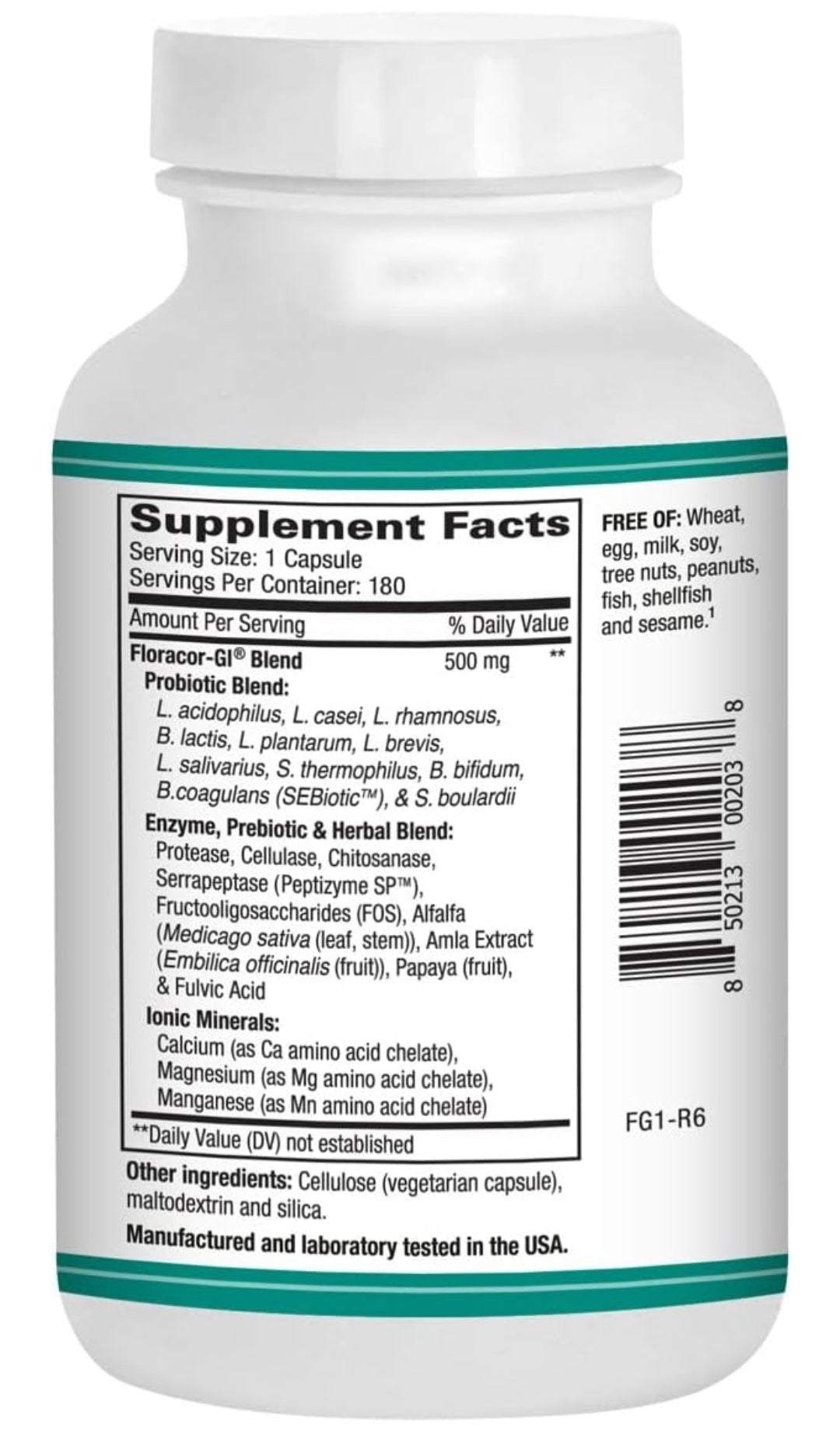 Floracor - GI Capsules (60)