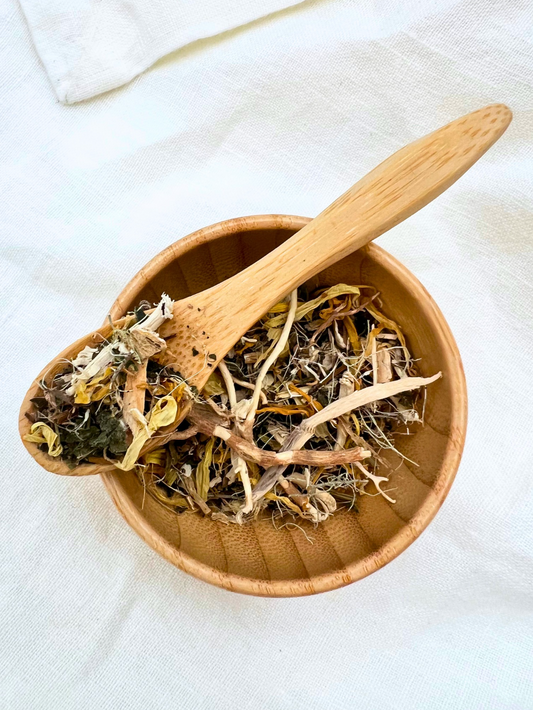 Filter & Flow: Loose-Leaf Herbal Tea Blend For Kidney-Conscious Wellness (Caffeine-Free)