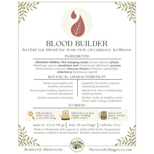 Blood Builder: Circulation & Healthy Blood Support