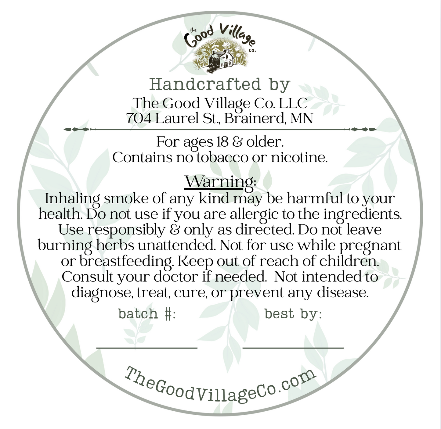 "Fairy Garden" Botanical Smoke Blend -  Floral, Comforting, & Gently Brightening Herbal Mix (Tobacco- & Cannabis-Free)