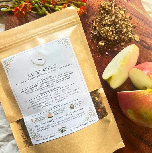 Good Apple: Herbal Tea Blend for Antioxidants & Seasonal Warmth (Caffeine-Free)