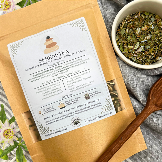 Sereni•Tea - Herbal Tea Blend for Clarity, Balance & Calm (Caffeine-Free)