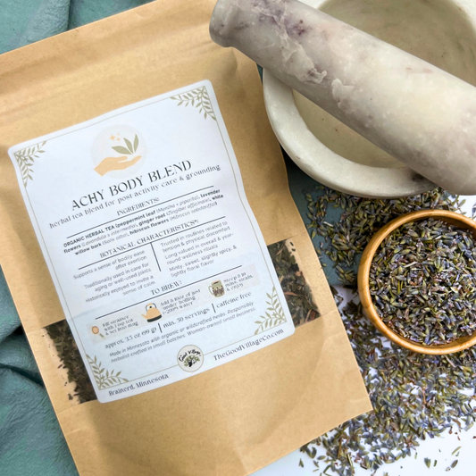 Achy Body Blend: Herbal Tea Blend for Inflammation & Discomfort (Caffeine-Free)