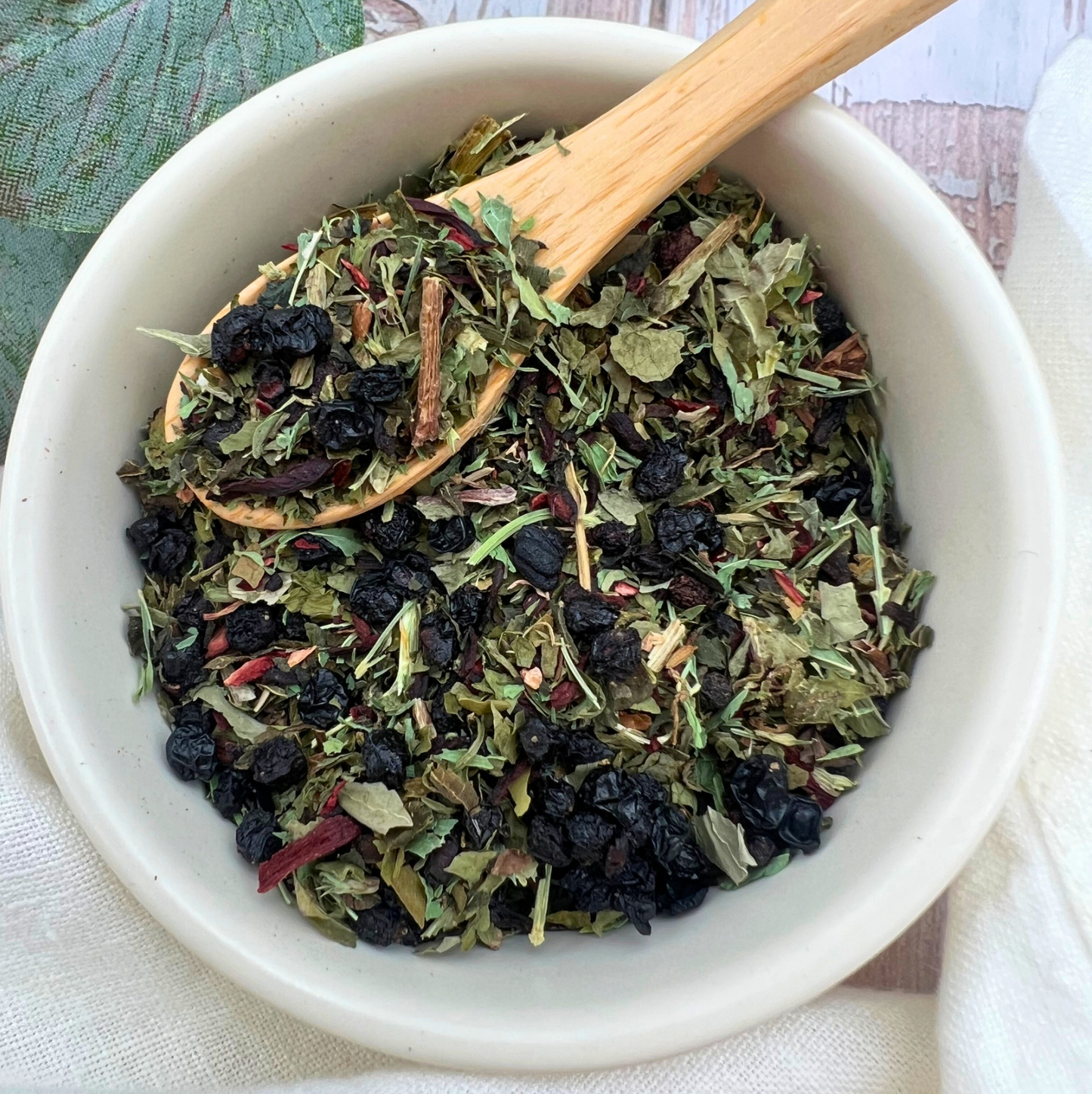 Blood Builder: Loose-Leaf Herbal Tea Blend For Iron-Rich Circulatory Wellness (Caffeine-Free)